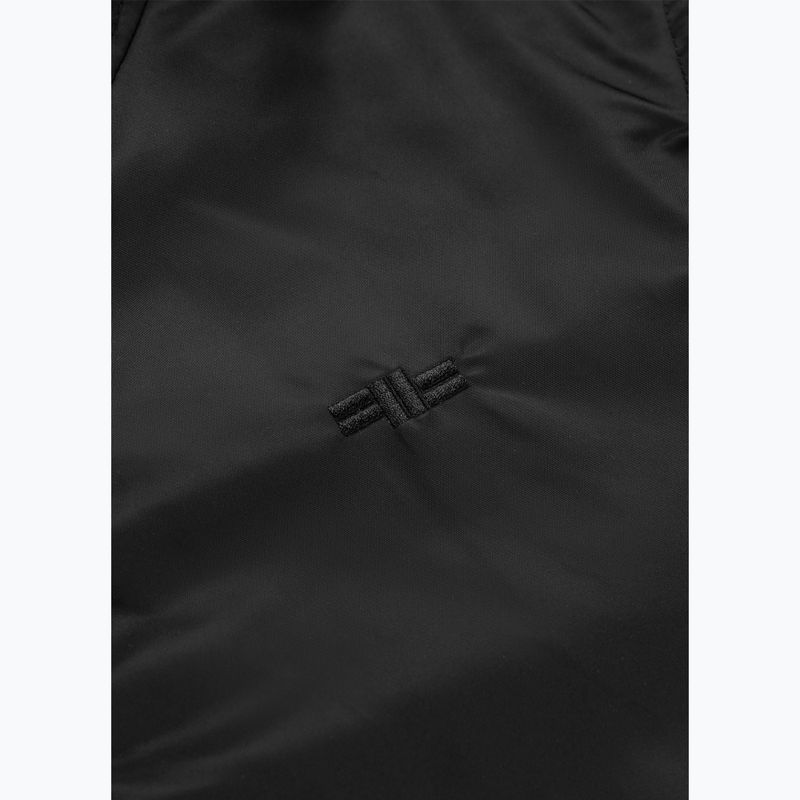 Pánska bunda Pitbull Sherpa Hooded Bomber black 10