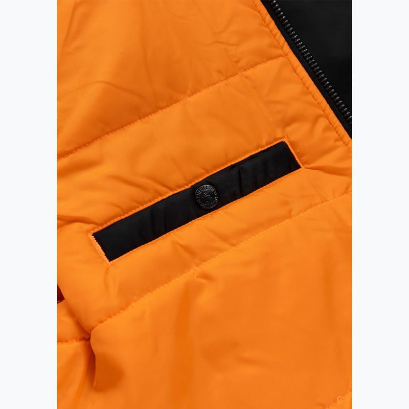 Pánska bunda Pitbull Sherpa Hooded Bomber black 15