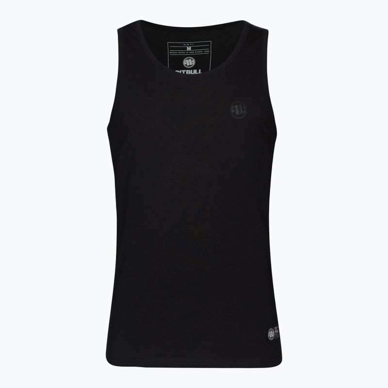 Pánske tielko Pitbull West Coast Tank Top Slim Fit Lycra Small Logo black
