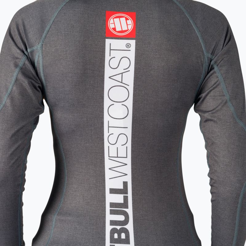 Dámsky chránič Rashguard s dlhým rukávom Pitbull West Coast Rash L-S Hilltop grey/melange 5