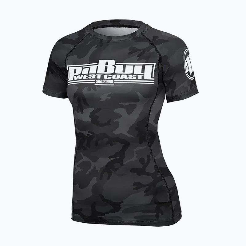 Dámsky chránič pleti Pitbull West Coast Rash T-S All black camo