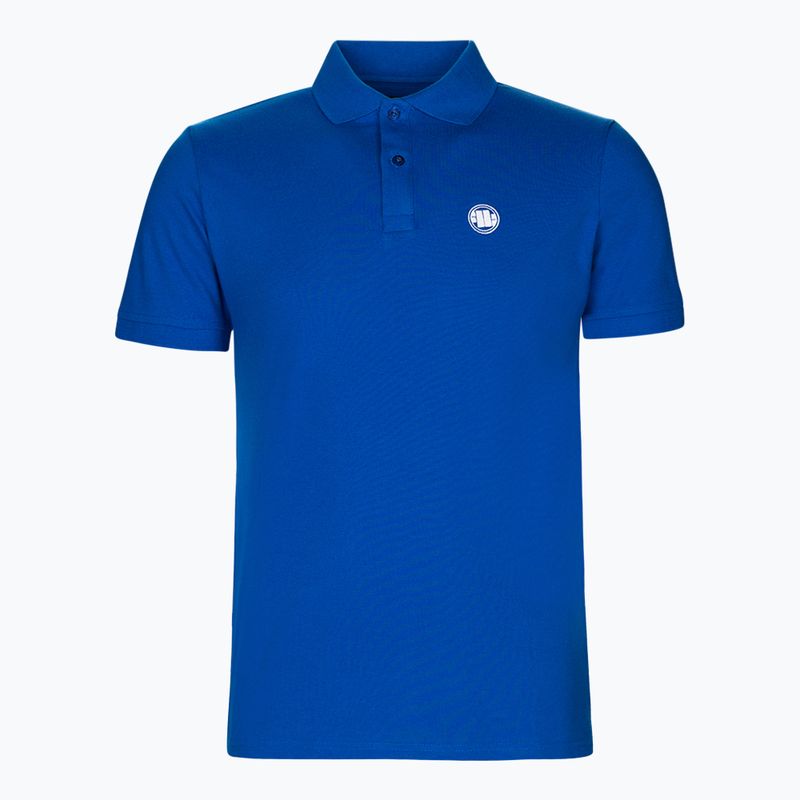 Pánske polo tričko Pitbull West Coast Polo Regular Logo royal blue