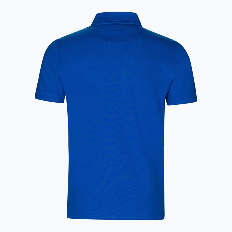 Pánske polo tričko Pitbull West Coast Polo Regular Logo royal blue 2