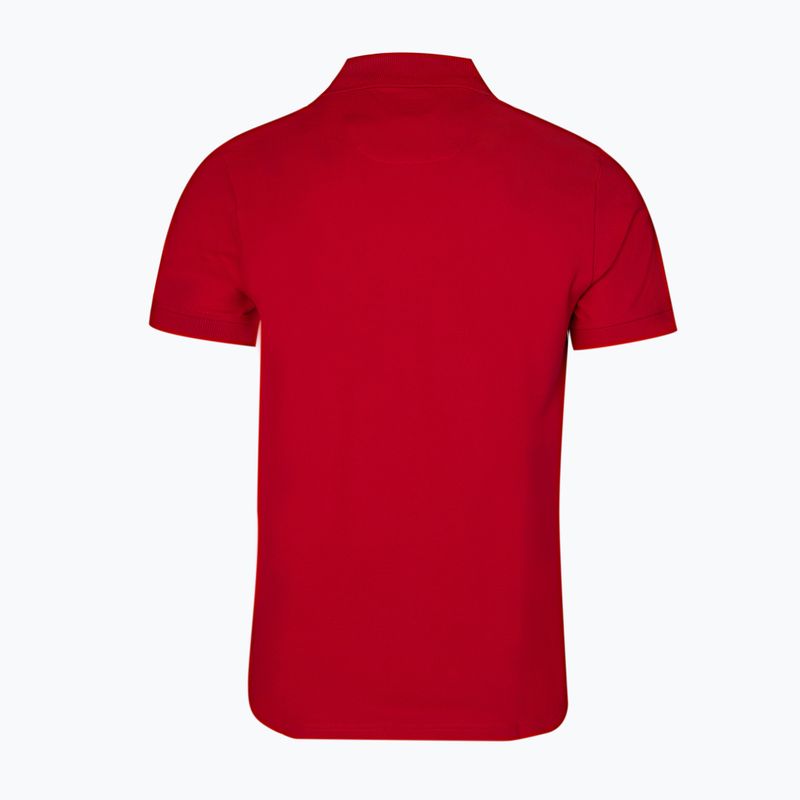 Pánske polo tričko Pitbull West Coast Polo Regular Logo red 2