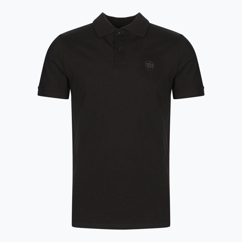 Pánske polo tričko Pitbull West Coast Polo Slim Logo black