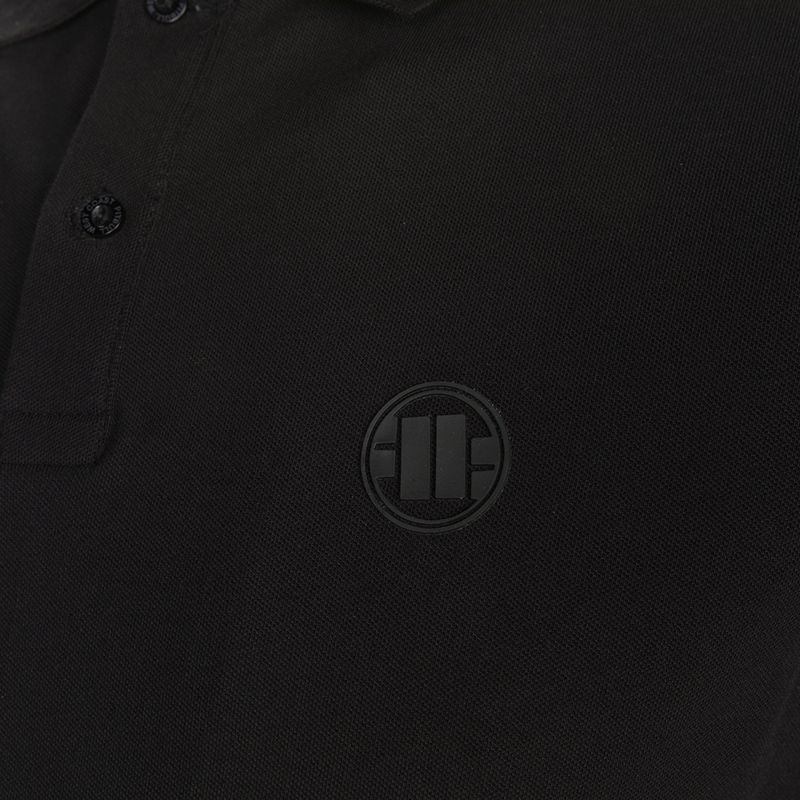 Pánske polo tričko Pitbull West Coast Polo Slim Logo black 3