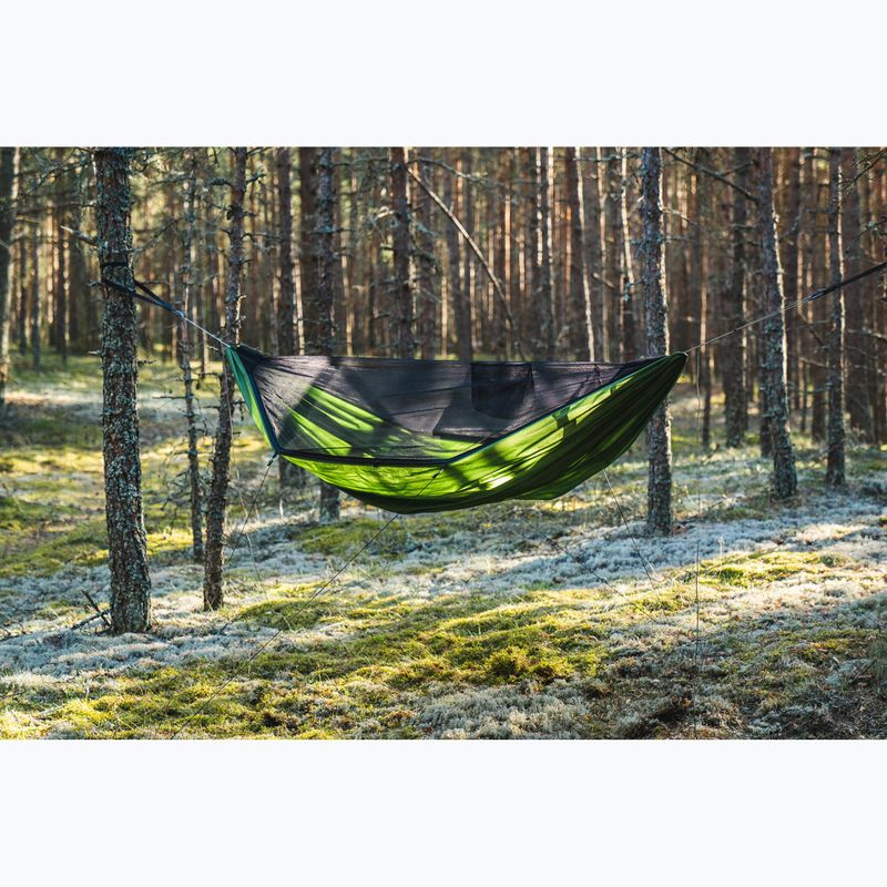 Turistická hojdacia sieť Lesovik Draka zelená 5