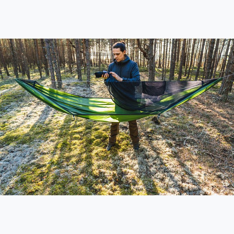 Turistická hojdacia sieť Lesovik Draka zelená 8