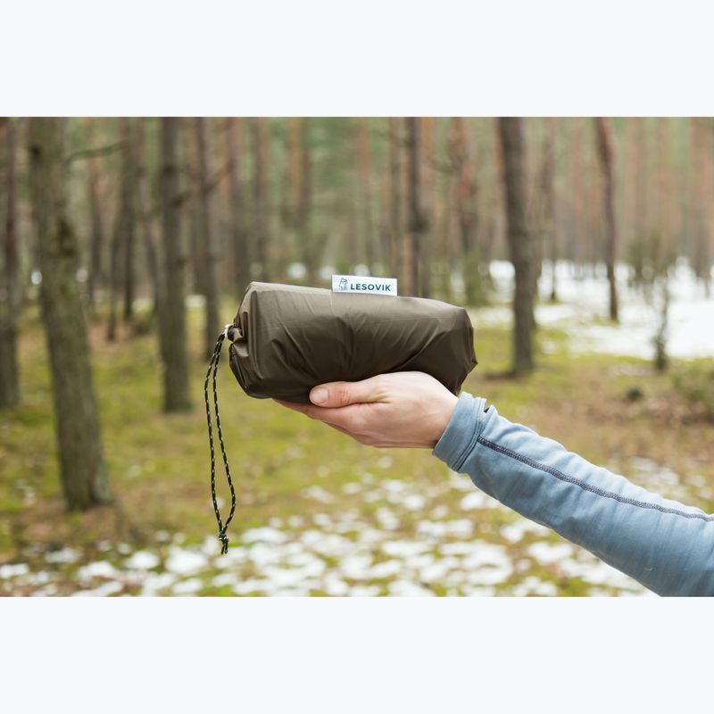 Plachta Lesovik Groza orechovo hnedá 13