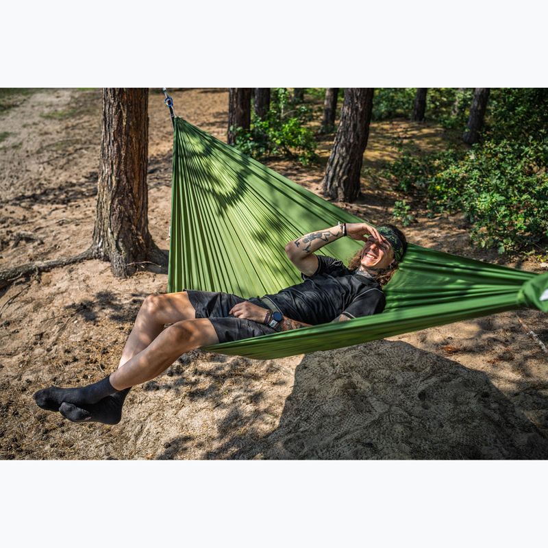 Turistická hojdacia sieť Lesovik Bright treetop green 6