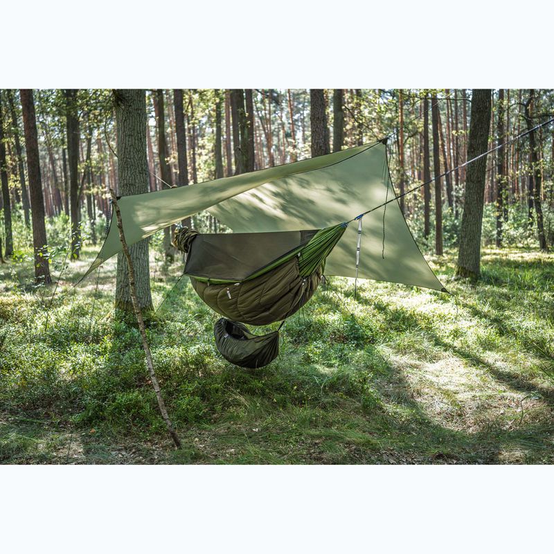 Turistická hojdacia sieť Lesovik Draka 2026 treetop green 2