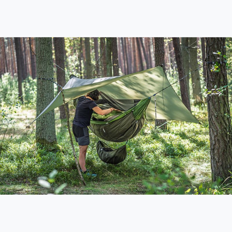 Turistická hojdacia sieť Lesovik Draka 2026 treetop green 4