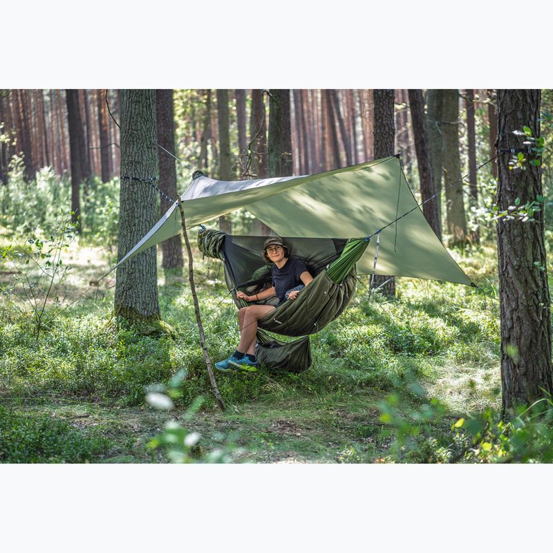 Turistická hojdacia sieť Lesovik Draka 2026 treetop green 5
