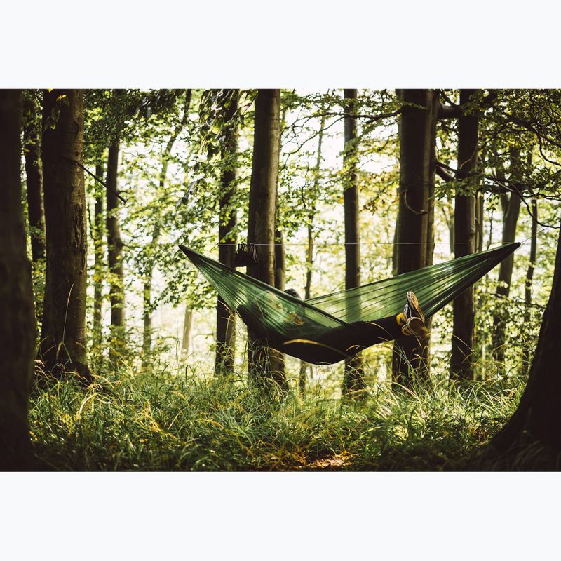 Turistická hojdacia sieť Lesovik Sul forest green 3