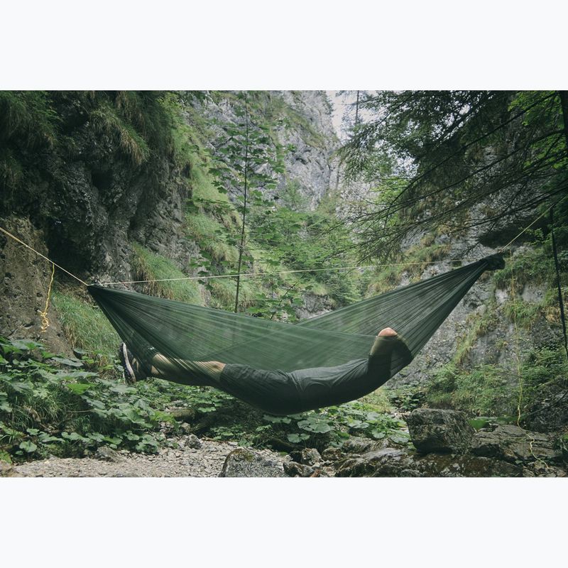 Turistická hojdacia sieť Lesovik Sul forest green 5