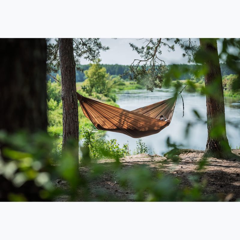 Turistická hojdacia sieť Lesovik Sharp choco root 3