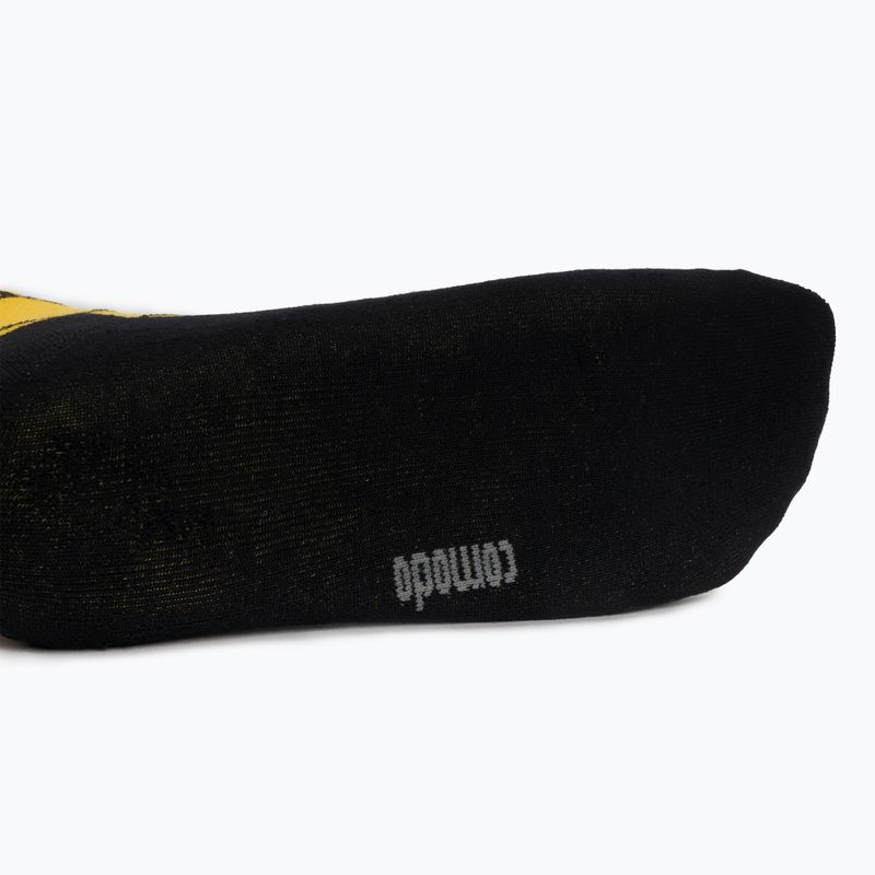 Jazdecké podkolienky COMODO black/yellow SJBW/01 5