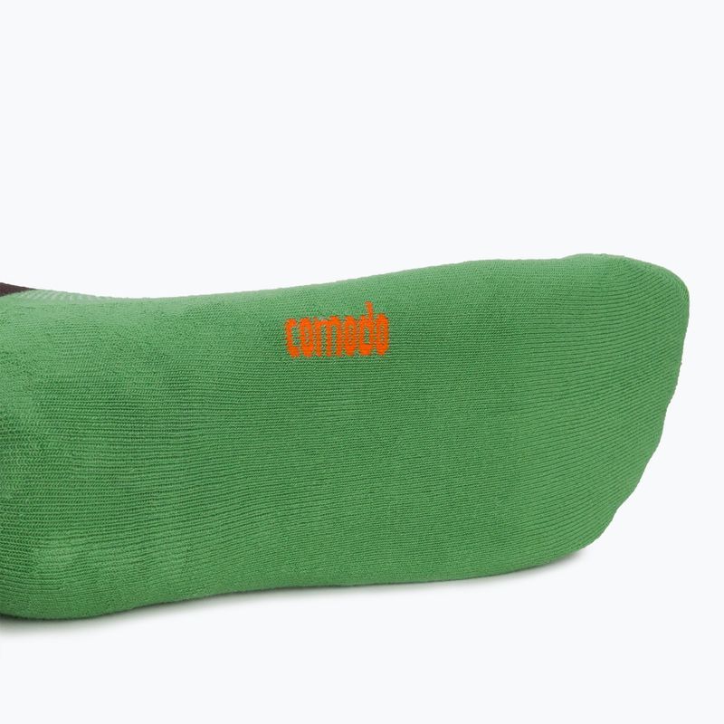 Jazdecké ponožky COMODO čierno-oranžové SJP/03 5