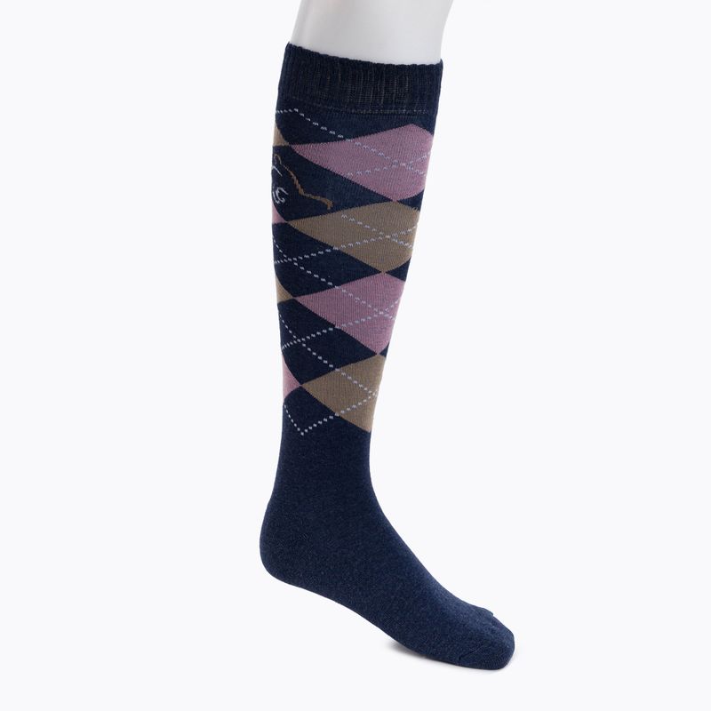 Jazdecké podkolienky COMODO navy blue SPDJ/22
