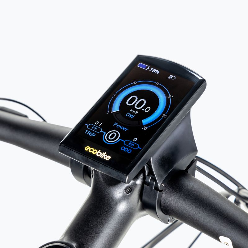 Ecobike RX500 17.5Ah LG elektrický bicykel čierny 1010406 6