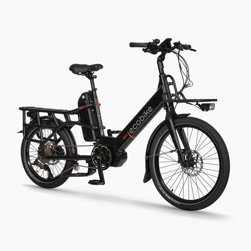 EcoBike Cargo/16Ah Trapeze Cargo+X300 10,4 AH Greenway elektrický bicykel čierny 1010503 2