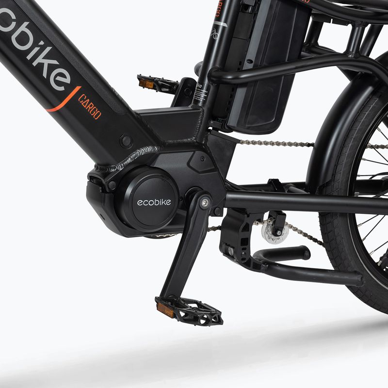 EcoBike Cargo/16Ah Trapeze Cargo+X300 10,4 AH Greenway elektrický bicykel čierny 1010503 7