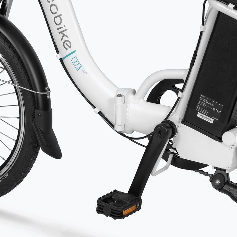 EcoBike Even 14,5 Ah elektrický bicykel biely 1010201 5