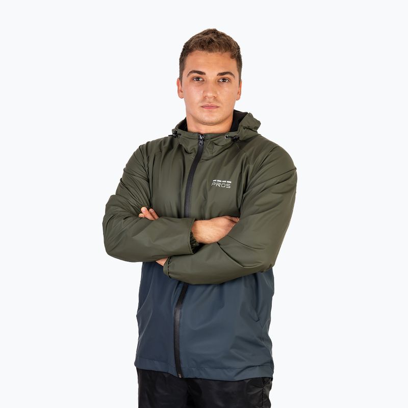 Pánska rybárska bunda Pros 726 green/blue 5
