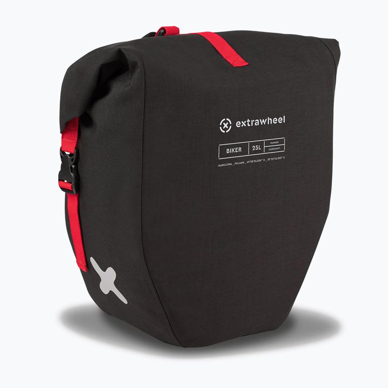 Brašne na bicykel Extrawheel Biker Premium 25L 2 ks čierne E12 3