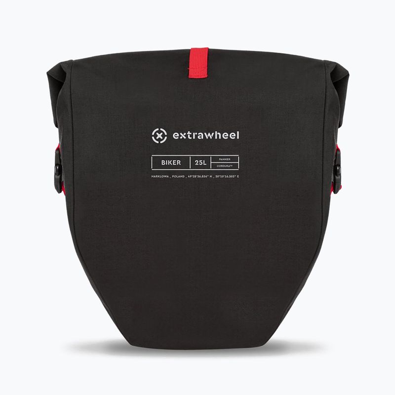 Brašne na bicykel Extrawheel Biker Premium 25L 2 ks čierne E12 4