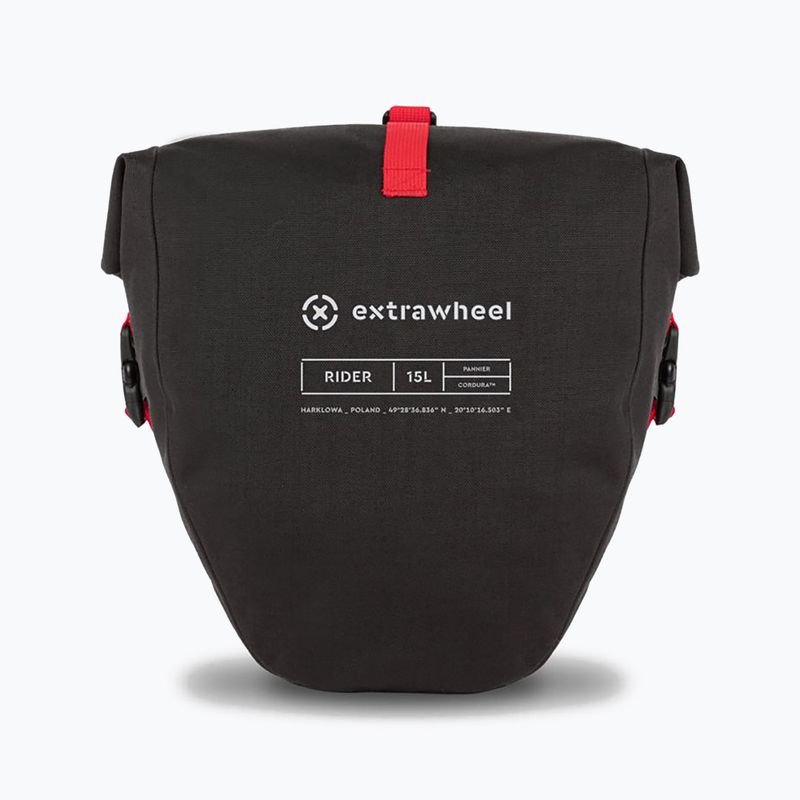 Brašne na bicykel Extrawheel Rider Premium 15L 2 ks čierne E113 4