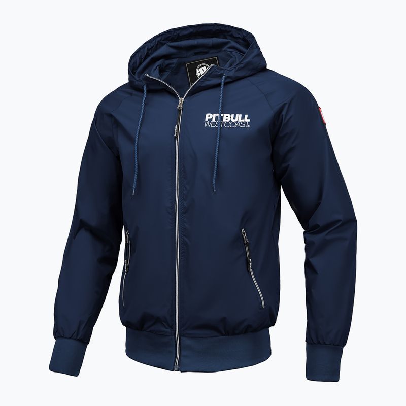 Pánska nylonová bunda s kapucňou Pitbull West Coast Athletic dark navy 7