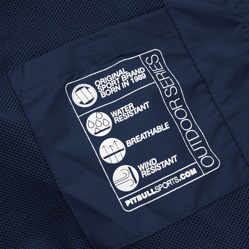 Pánska nylonová bunda s kapucňou Pitbull West Coast Athletic dark navy 13
