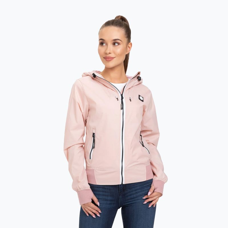 Dámska bunda Pitbull West Coast Aaricia Hooded Nylon pink