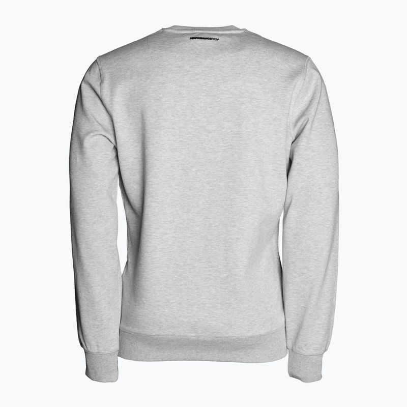 Pánska mikina Pitbull West Coast Crewneck Fern grey/melange 2