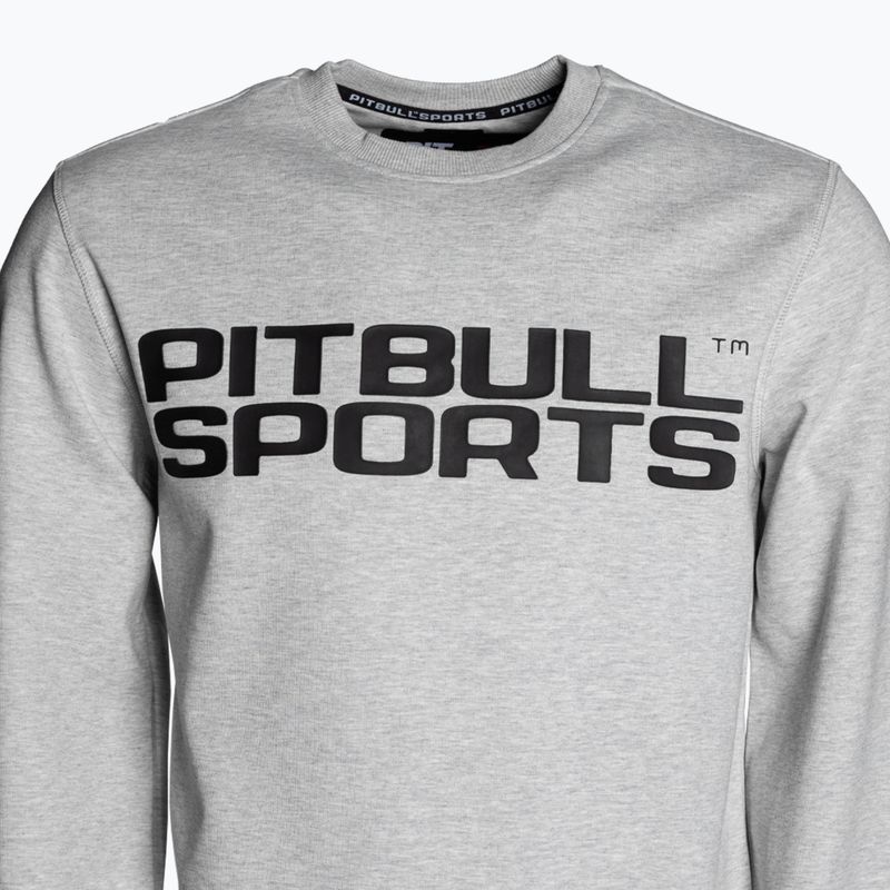Pánska mikina Pitbull West Coast Crewneck Fern grey/melange 3