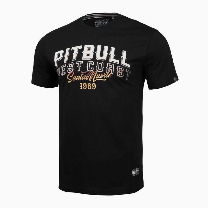 Pitbull Santa Muerte pánske tričko čierne