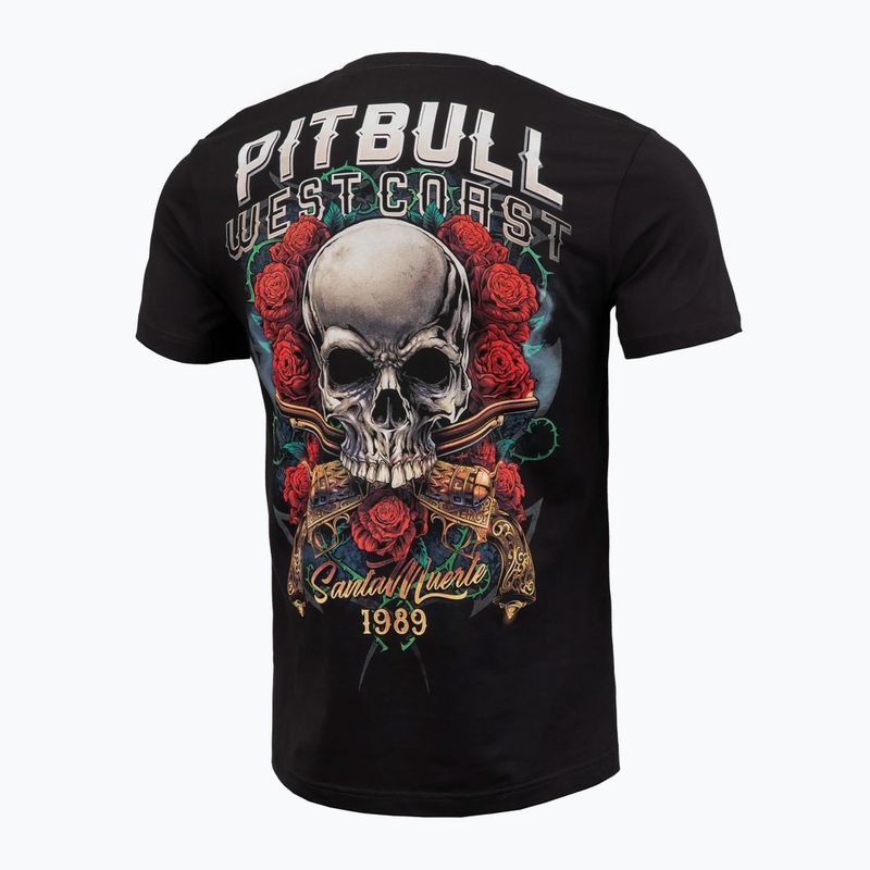 Pitbull Santa Muerte pánske tričko čierne 2