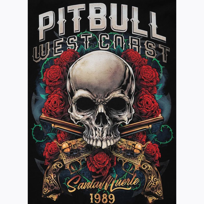 Pitbull Santa Muerte pánske tričko čierne 7