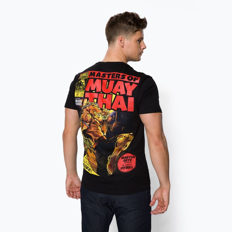 Pánske tričko Pitbull West Coast Master Of Muay Thai black 3