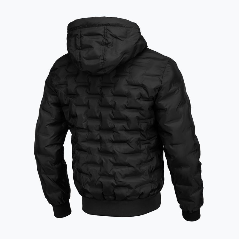 Pánska zimná bunda Pitbull West Coast Quilted Hooded Carver black 6