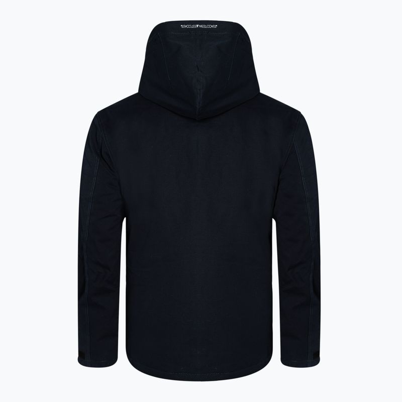 Pánska zimná bunda Pitbull West Coast Hooded Parka Tops dark navy 2