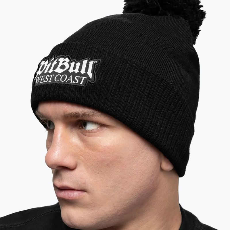 Zimná čiapka Pitbull Beanie Bubble One Tone Old Logo black 4