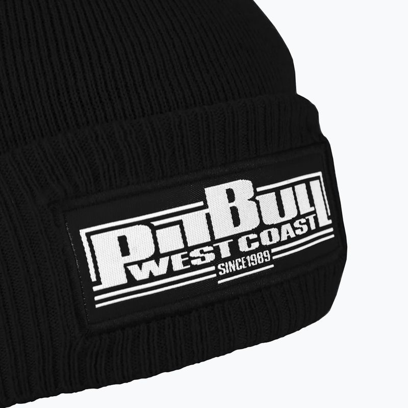 Pánska zimná čiapka Pitbull Beanie One Tone Boxing black 3