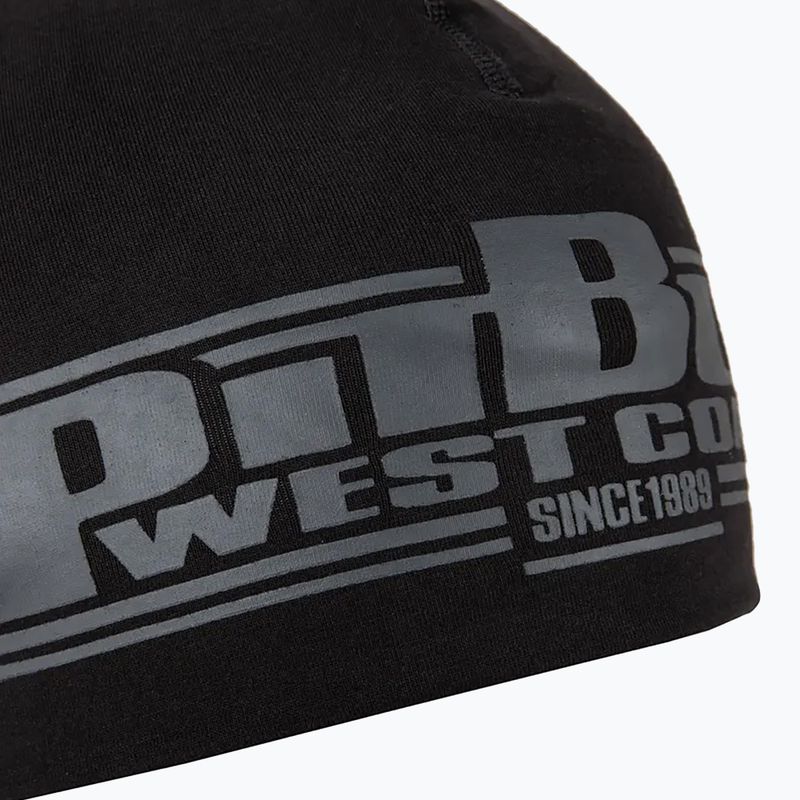 Pitbull West Coast Beanie Classic Boxerská zimná čiapka black/black 3