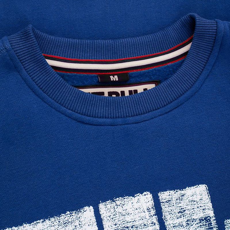 Pánska mikina Pitbull West Coast Crewneck Classic Logo royal blue 4