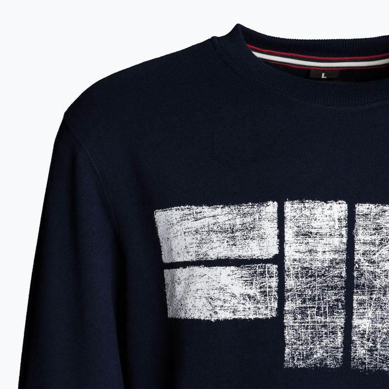 Pánska mikina Pitbull West Coast Crewneck Classic Logo dark navy 3