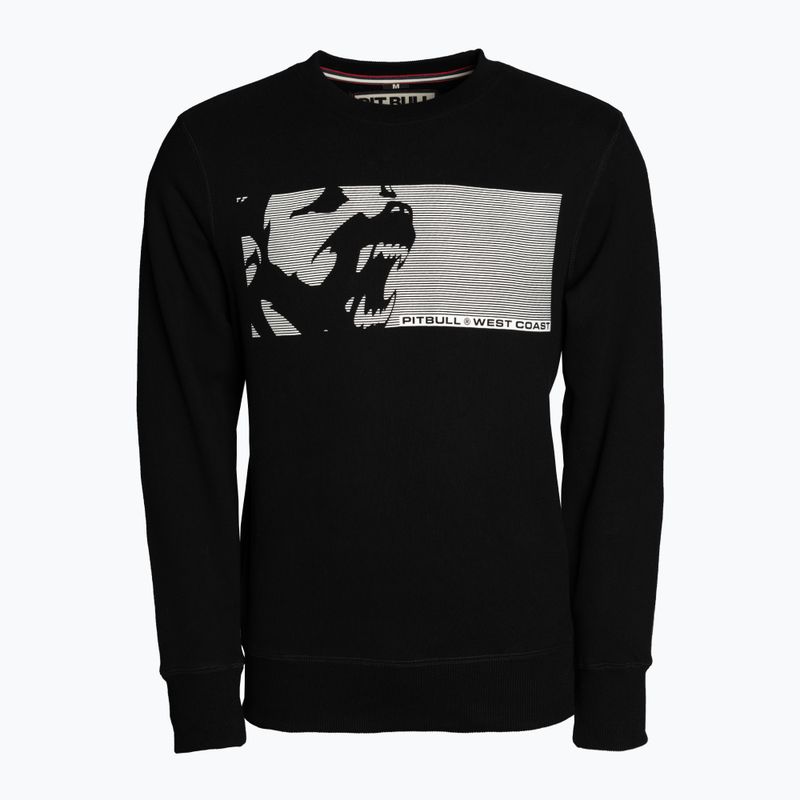 Pánska mikina Pitbull West Coast Crewneck Raster Dog black