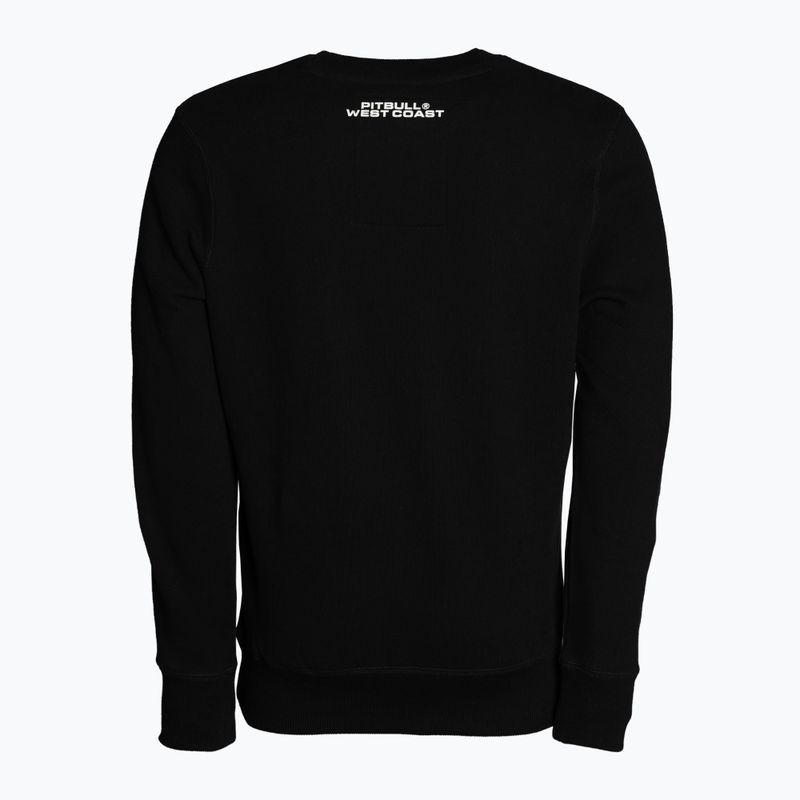 Pánska mikina Pitbull West Coast Crewneck Raster Dog black 2