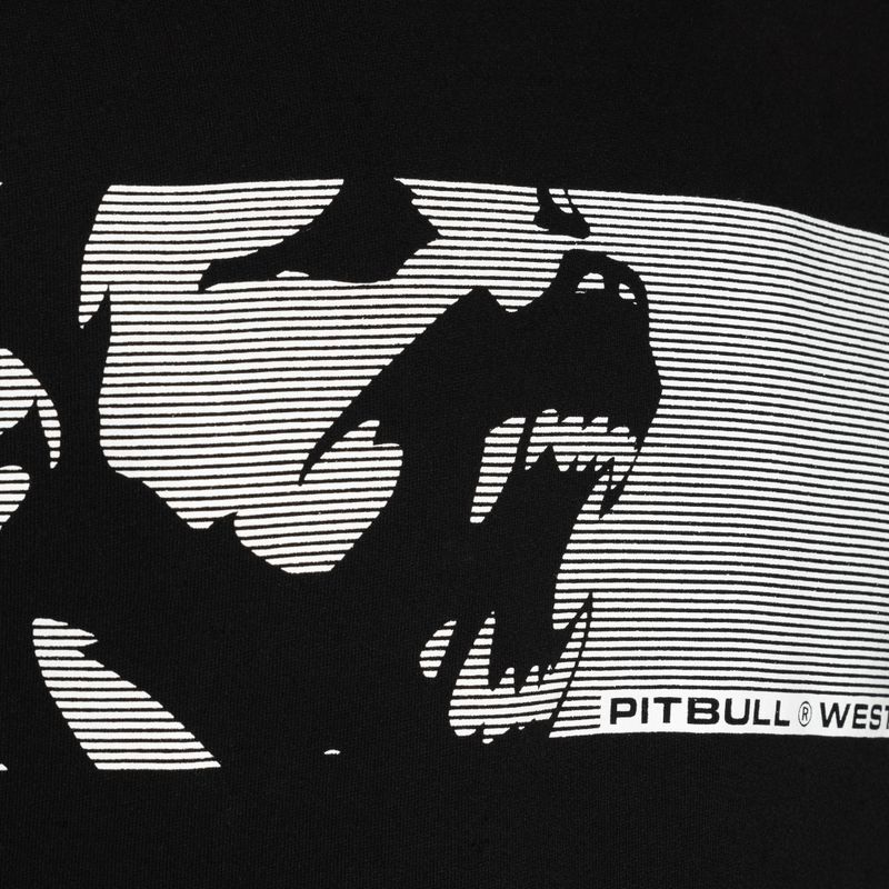 Pánska mikina Pitbull West Coast Crewneck Raster Dog black 3